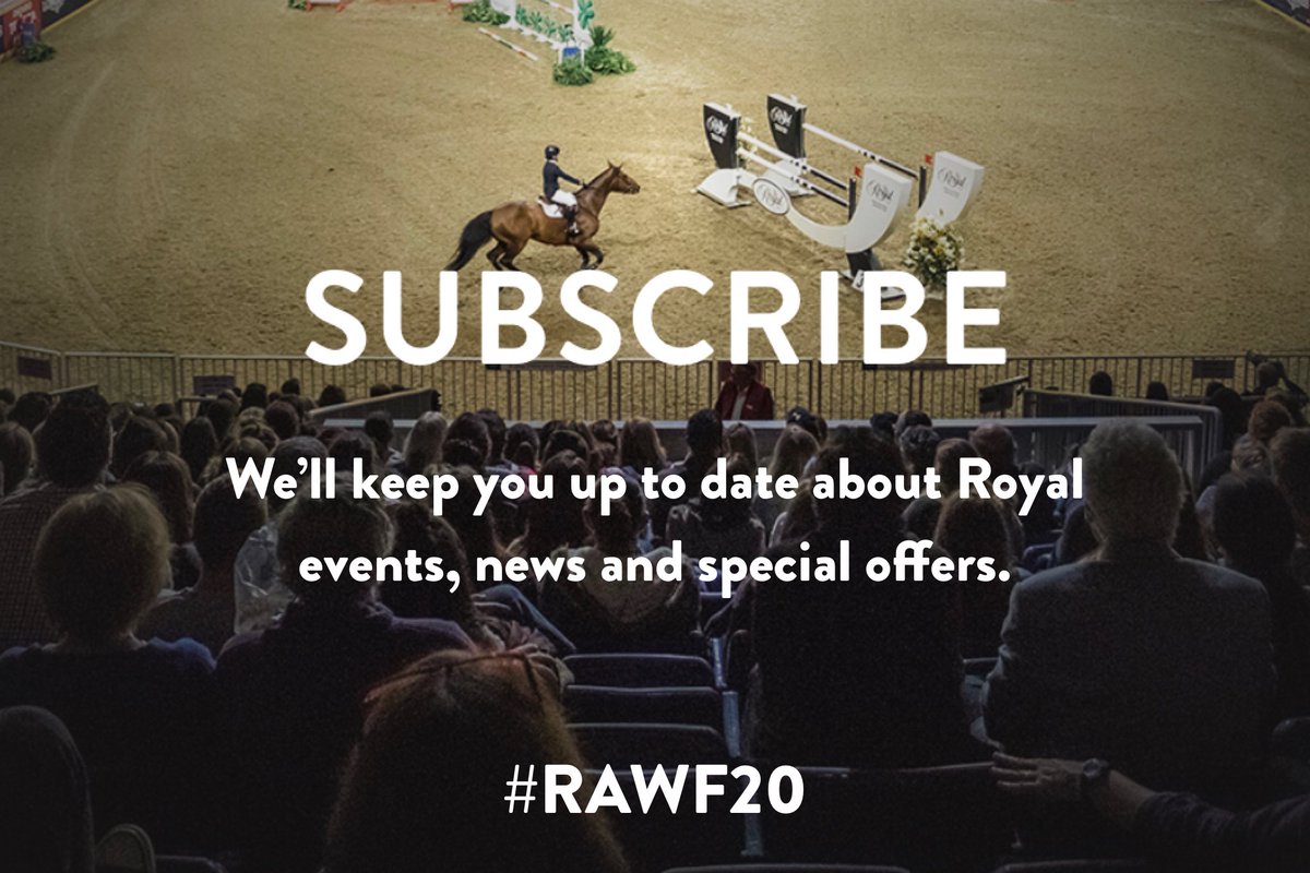 Stay updated with all things #RAWF20 by becoming a #LoyalRoyal! 🏆 
Subscribe at royalfair.org/subscribe