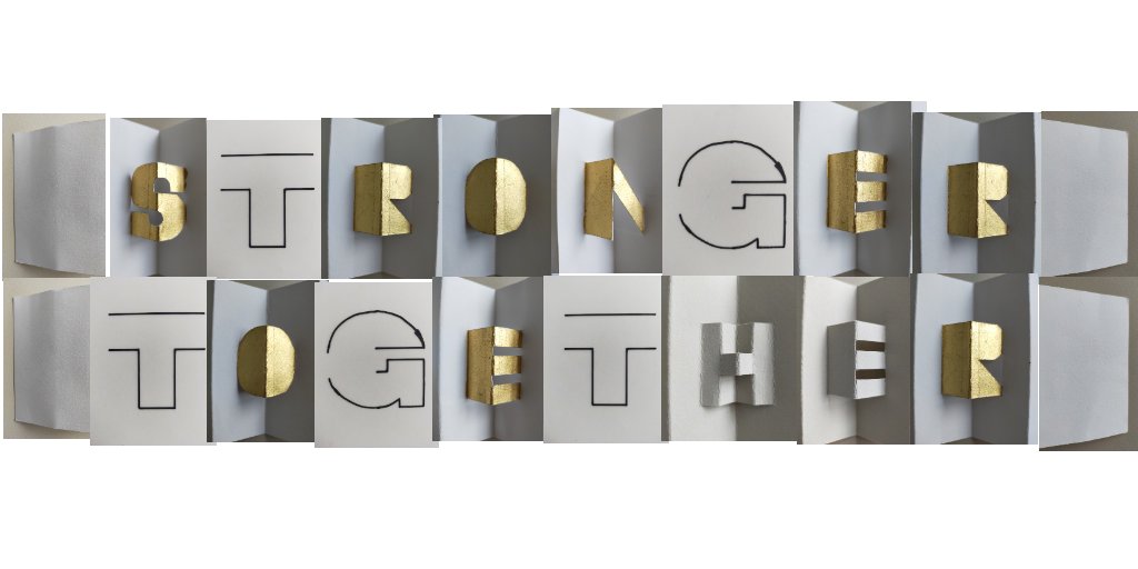 Celebrating Labour Day and the first day of <a href="/64M_Artists/">64 Million Artists</a> creative challenge with a digital version of a folded book I love making!

#StrongerTogether 
#CreateToConnect
#TogetherAtHome 
#LabourDay2020 
#64MillionArtists