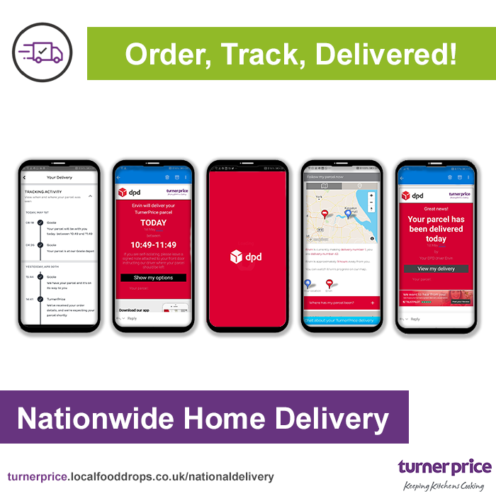 TurnerPriceFood's tweet photo. Have you placed a home delivery order yet?🏠

With our quick online service and easy DPD tracking, you can get your order in as little as 48hrs!🚛

👍Delivery across UK Mainland
👍Fully track your parcel
👍Notify of a safe place or choose a neighbour

https://t.co/aj45Y4pUNv https://t.co/Ji0NHfXQow
