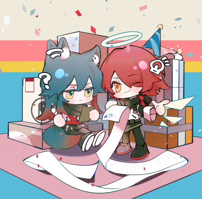 ??
エクシア&テキサス
#アークナイツ 