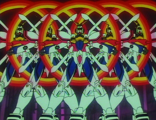 Twitter 上的 ガンダム モビルスーツ バイブル Gmb 通信 分身殺法ゴッドシャドー は ガンダムマックスターの 豪熱マシンガンパンチ に対抗すべく 特訓の果てに獲得した技 ハイパーモードの機動性を活かして10体に分裂したように見える高速移動を実現 1発で10