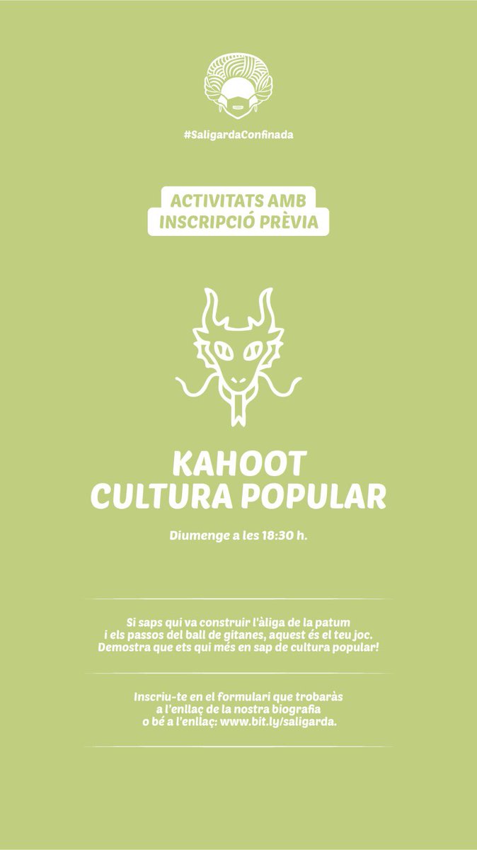 SaligardaLG's tweet photo. Moltes gràcies a totes les persones que us oferiu altruïstament a compartir les vostres habilitats i talents per fer més amè el confinament! https://t.co/Lxa2HamX6P
