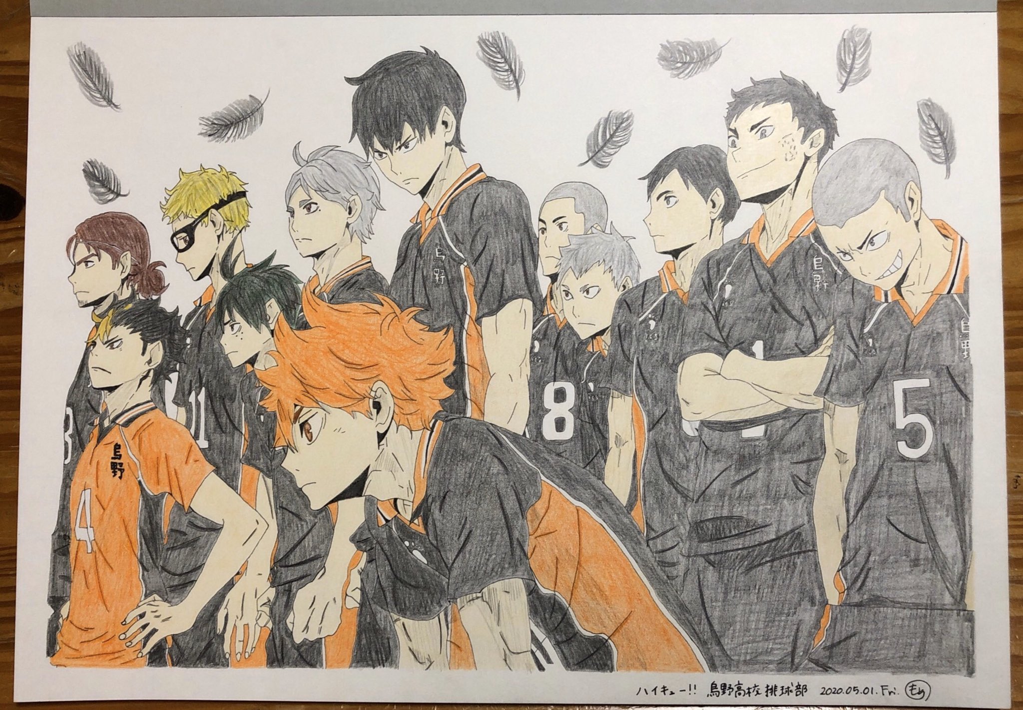 Twitter 上的 もち 趣味垢 初めて企画参加で一枚の紙にこんなに描いたの初めてwww 急いで段々雑になってるのは許して下さい ハイキュー の烏野高校排球部を模写しました ジャンプイラスト祭り ハイキュー 烏野高校 お絵描き 模写 色鉛筆 Twitter 上的 もち 趣味垢 初めて企画参加で一枚の紙にこんなに描いたの初めてwww 急いで段々雑になってるのは許して下さい ハイキュー の烏野高校排球部を模写しました ジャンプイラスト祭り ハイキュー 烏野高校 お絵描き 模写 色鉛筆