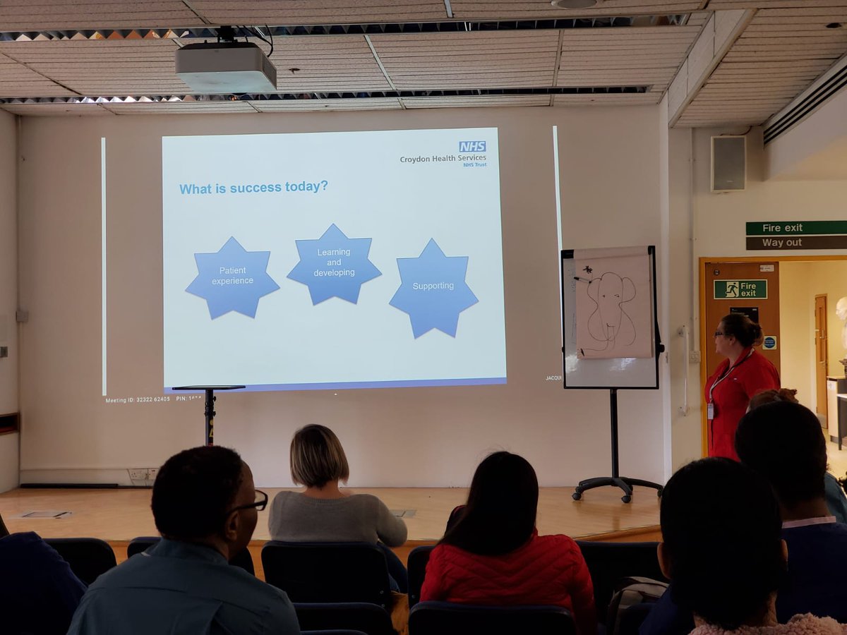 jacquie61woodco's tweet photo. First reflective catch up session with 3rd yr students on extended paid placements #allinittogether
#aspirantnurses #stepstosucess @croydonhealth @ChiefNurseCroy1 @CTerrahe great team work proud of you all https://t.co/qJwzfbXBWR