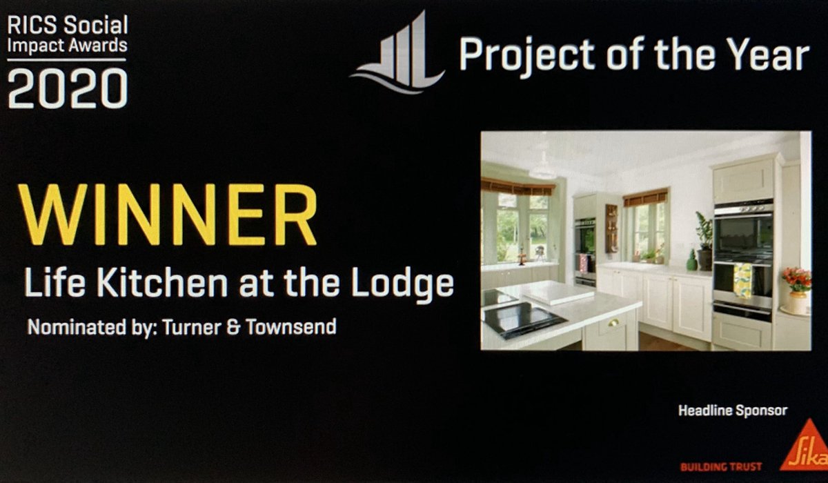 Turner &amp; Townsend is delighted to say that Life Kitchen has not only won the Leisure Category but Project of the Year at the RICS North East Awards 2020.