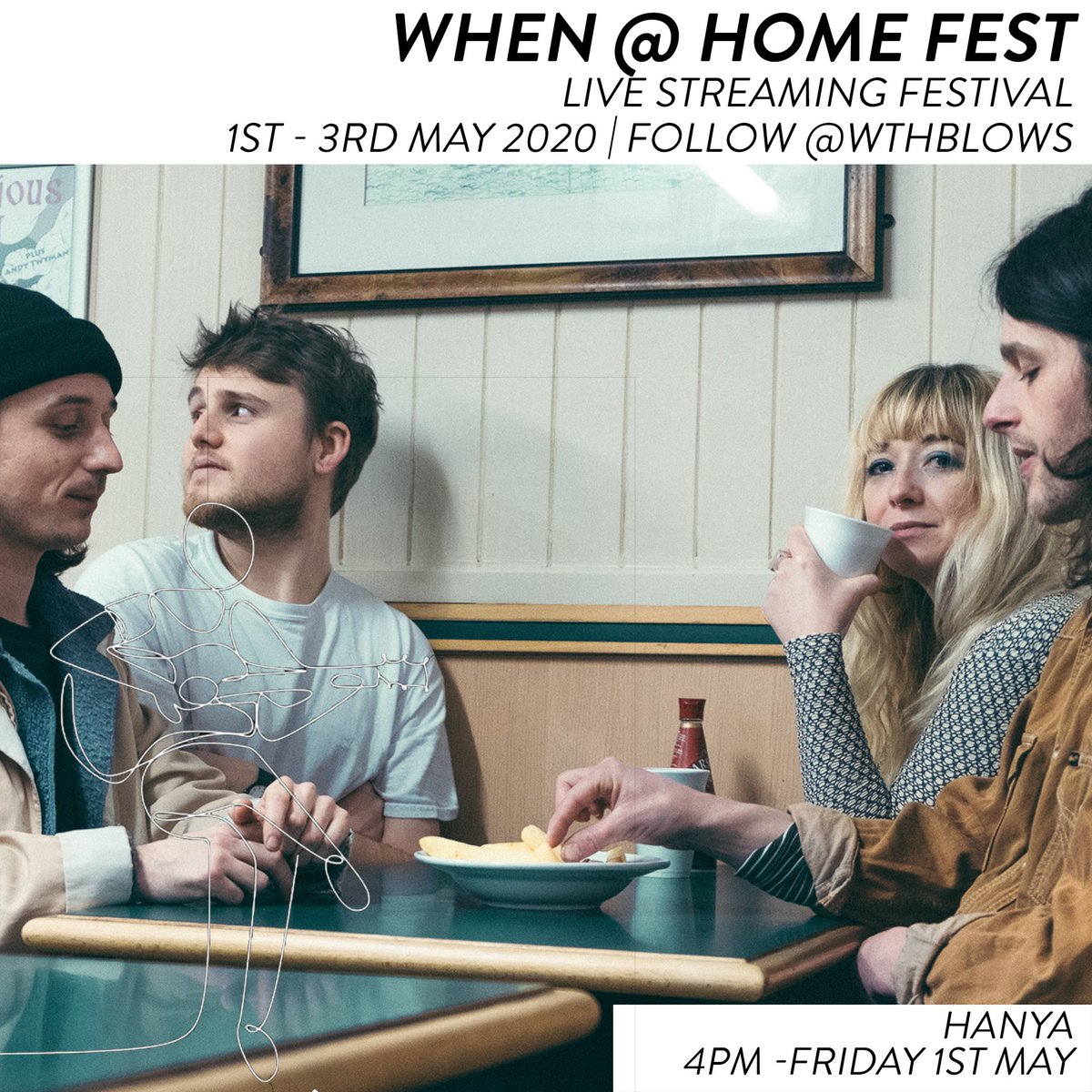 WTHBlows's tweet photo. Check out performances being streamed live today from our Facebook and Instagram pages
4pm - @hanyaband
6pm - @GeorgePelham
7pm - #LLSON https://t.co/vMt2BhzdwG