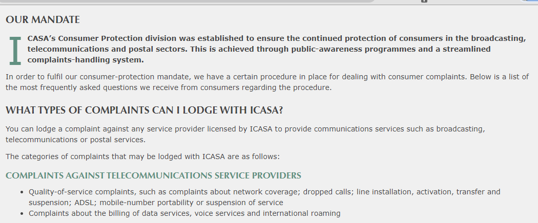 @stera01 @_MichelleKhu @rainSouthAfrica icasa.org.za/pages/for-the-…

icasa has a consumer protectionservice but complaint must be in writing