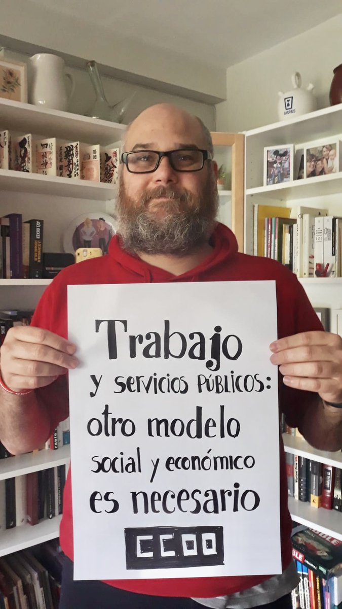 ccoozaragoza's tweet photo. Juan! Compañero de conservación de infraestructuras y Delegado de prevención de la sección. #ServiciosPublicosFundamentales ¡¡Ni nos domaron, ni nos doblaron ni nos van a domesticar!! ✊🏻#MarcelinoCamacho #VivaEl1DeMayo #OtroModeloEsNecesario #1deMayoCCOO #1MaySolidarity https://t.co/CsW6ycVZvX