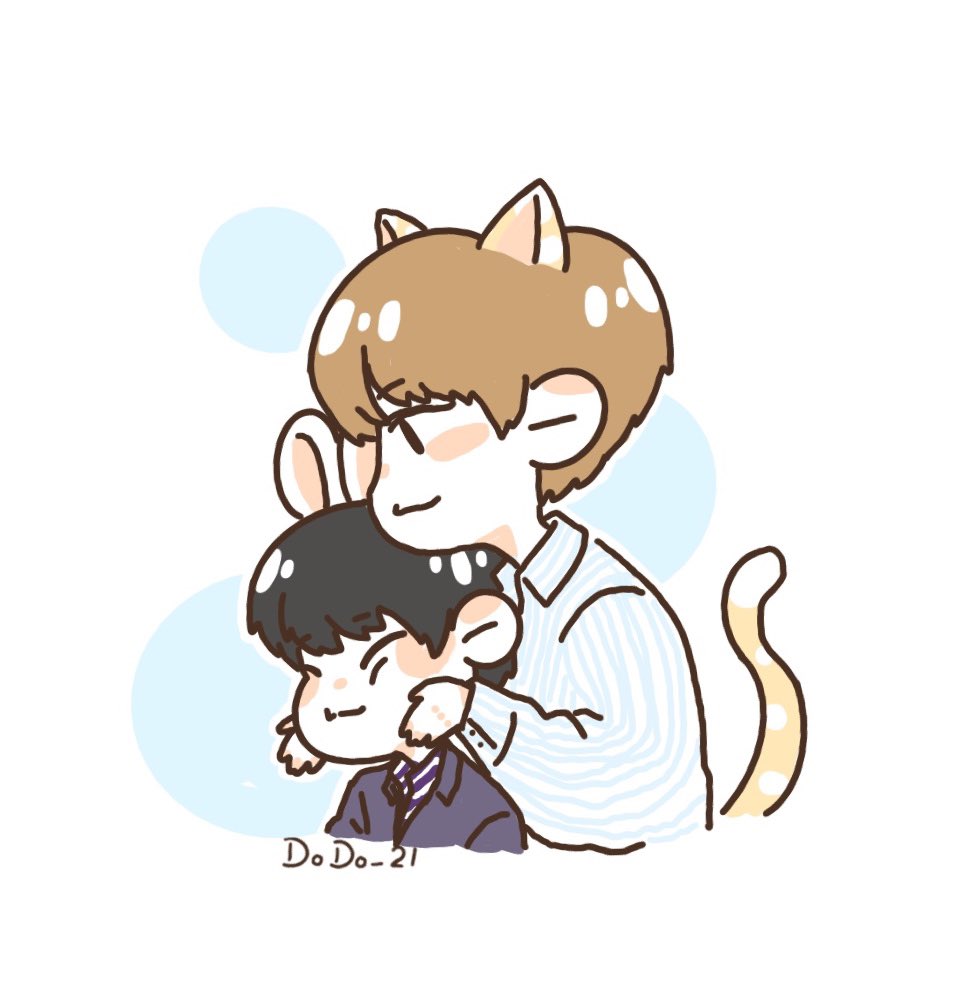 DoDo_9621's tweet photo. #johndo 🐱vs🐯  🐰💦 https://t.co/PWgiA9LQsG