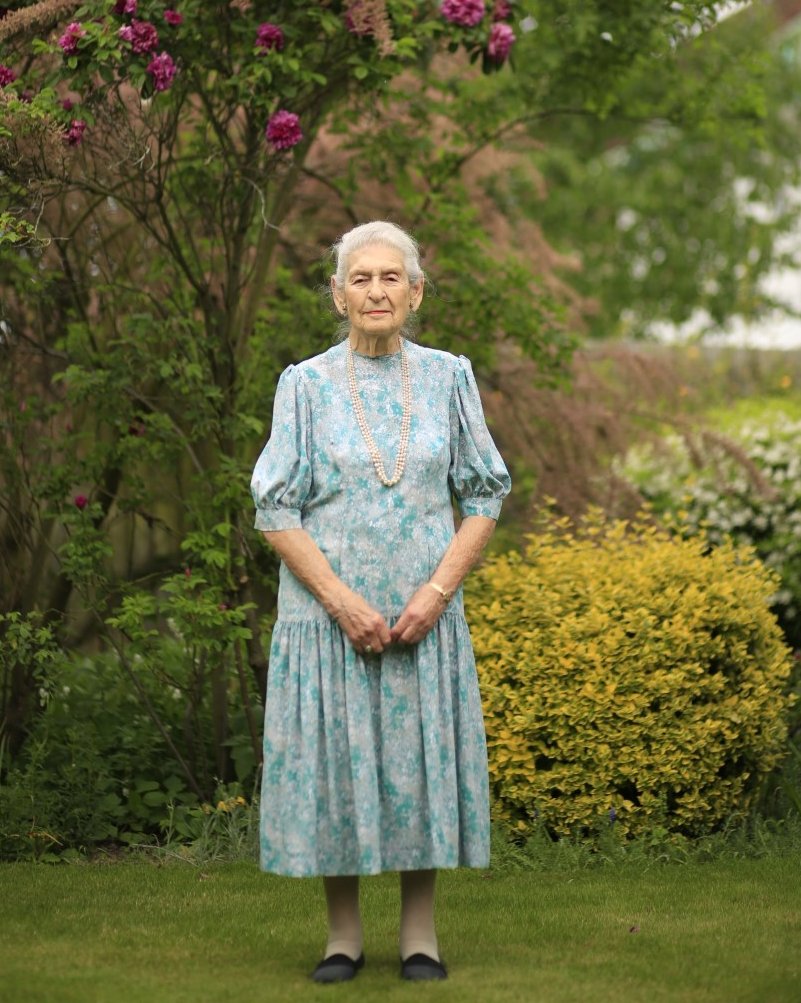 WJRelief's tweet photo. 🎉Please join us in wishing a very happy 94th birthday to Robin Myers! She is our very own #CaptainTomMoore as inspired by his endeavours she is walking 200 laps of her garden, equiv to 16 miles, in aid of World Jewish Relief. Info on her fundraising page: https://t.co/TSGSUYsA33 https://t.co/KsyEQ1T2MH