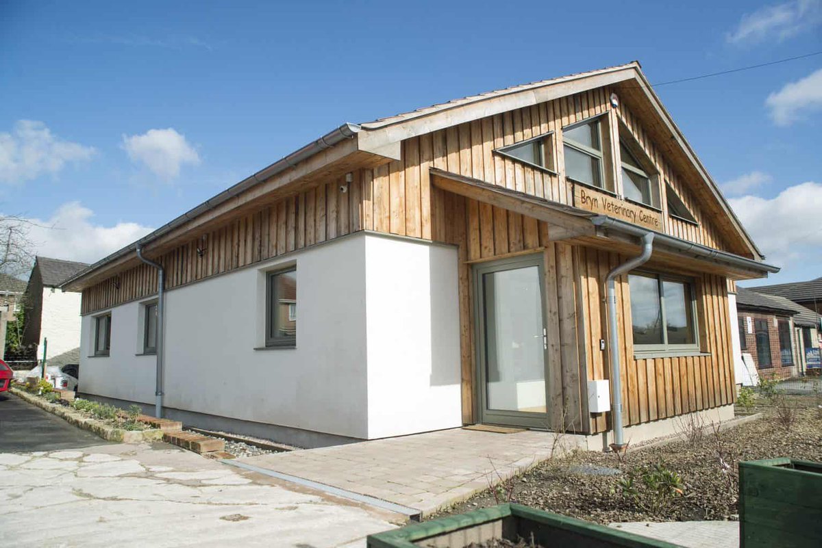 Today's case study of the UK's first Passivhaus veterinary centre! Built for vet &amp; Passivhaus enthusiast <a href="/ChrisCopeman/">Chris copeman</a>, designed by <a href="/PYCgroup/">PYC Group</a>  with an <a href="/MBCTimberFrame/">MBC Timber Frame Ltd</a> timber frame structure insulated with <a href="/warmcel/">WARMCEL</a>. Passivhaus certification in process: greenbuildingstore.co.uk/passivhaus-vet…