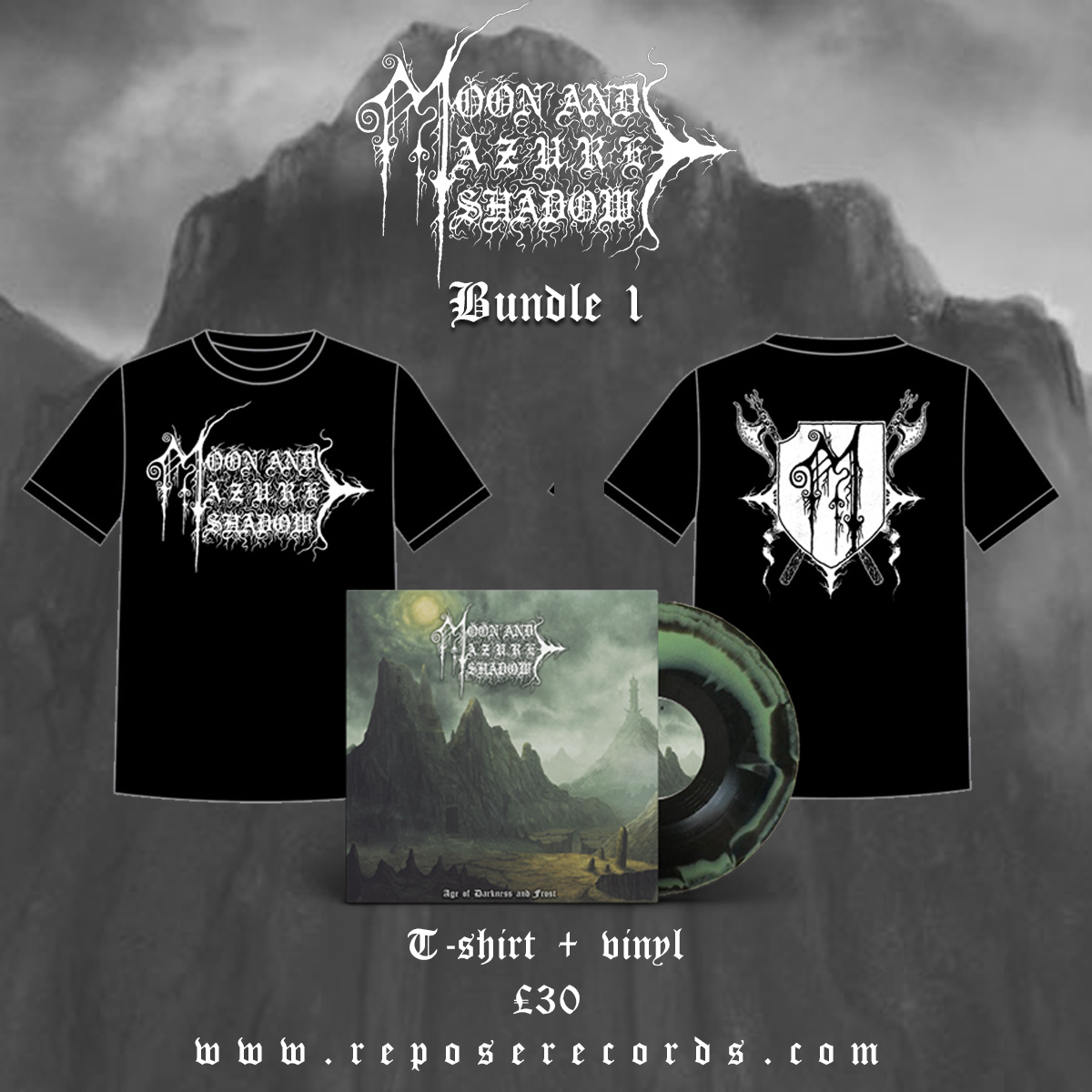 ReposeRecords's tweet image. T-shirts just released on the Moon and Azure Shadow bandcamp page!  Bundle deals available too.

Take a look here: moonandazureshadow.bandcamp.com/merch