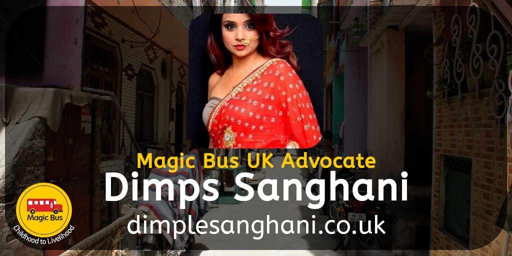 Award winning celebrity hairstylist, renowned make-up artist, & Mrs England 2019 @DimpsSanghani has a long history of philanthropic work and is now lending her support to girls and young women living in poverty in South Asia as a Magic Bus UK #Advocate. Thank you, Dimps!