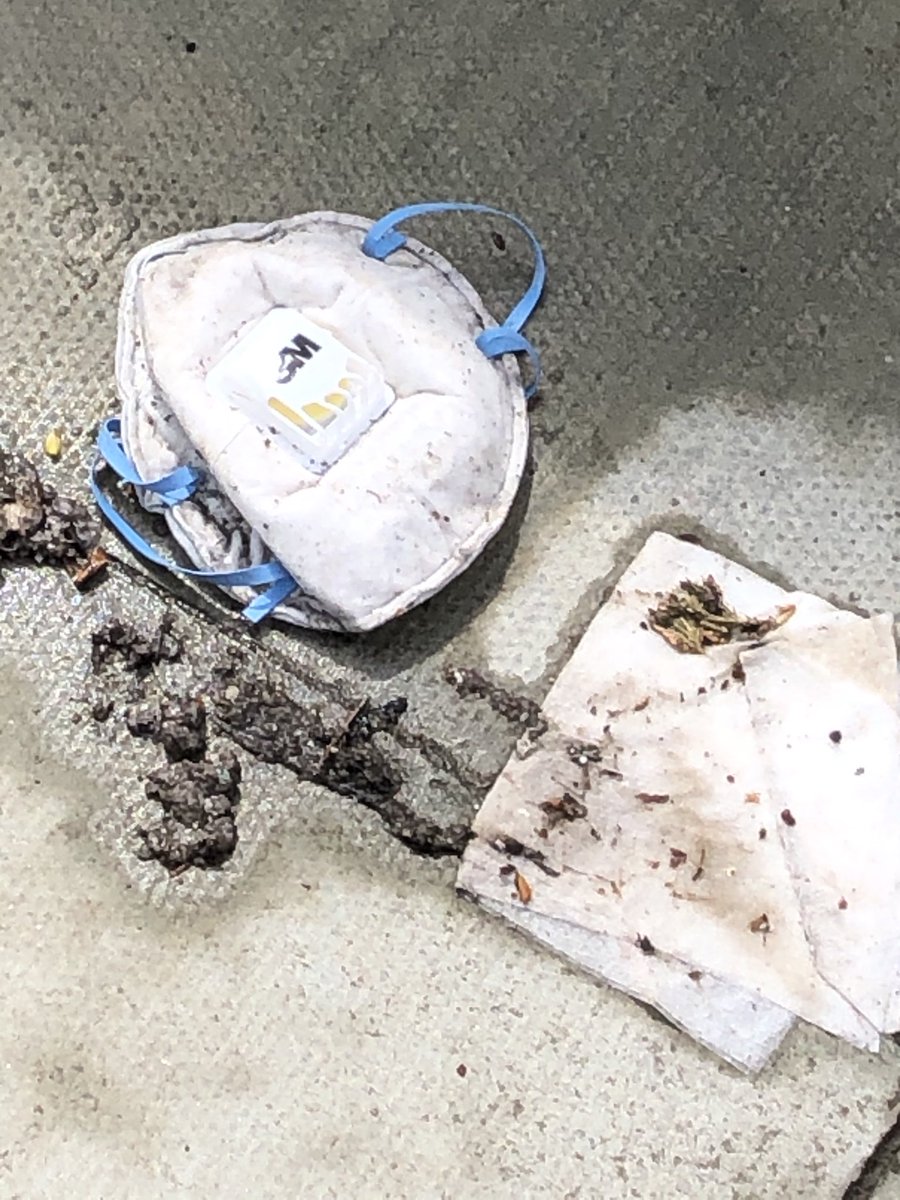 The mask litter’s started. Thank you to the selfish fuckwit who dumped this on a pavement. I hope you...