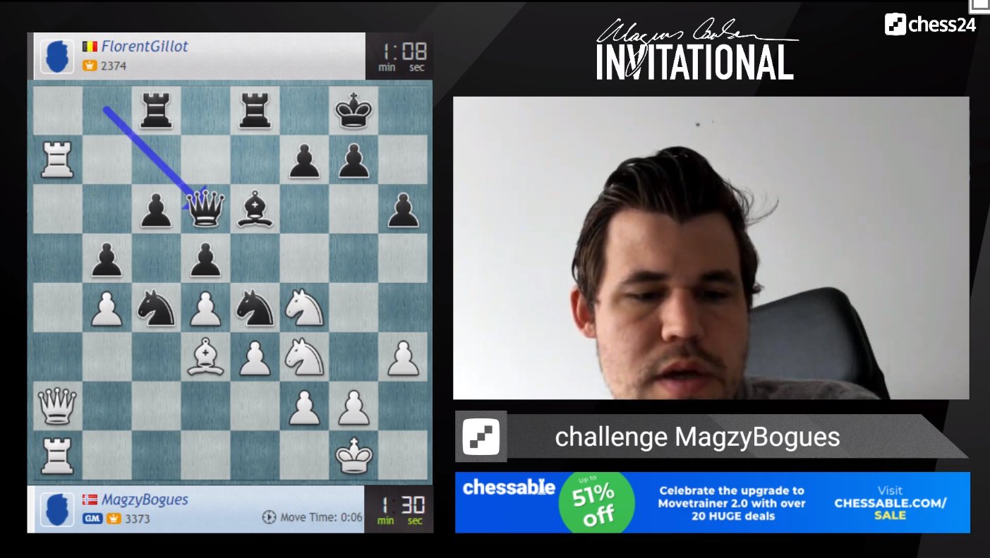 Magnus Carlsen - A Banter Blitz game against a chess24