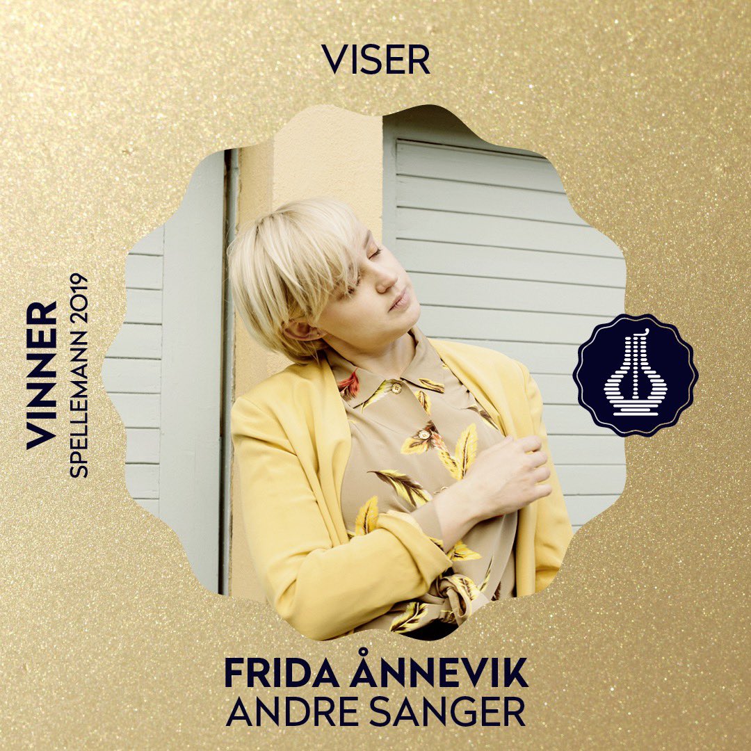 Vinner av #Spellemann2019 i kategorien «Viser» er <a href="/Fridaannevik/">Frida Ånnevik</a>. Gratulerer!