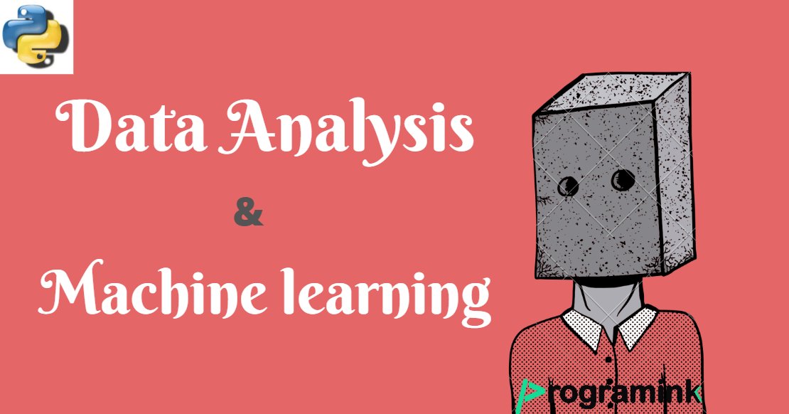 programink1's tweet photo. Learn Data Analytics, Statistics and Machine Learning Algorithms with Python. Register at Programink https://t.co/a1MPtuanWn

#Python #DataScience #DataAnalytics #MachineLearning #Statistics #PythonProgramming #Python3 https://t.co/sqeQNO2Wds
