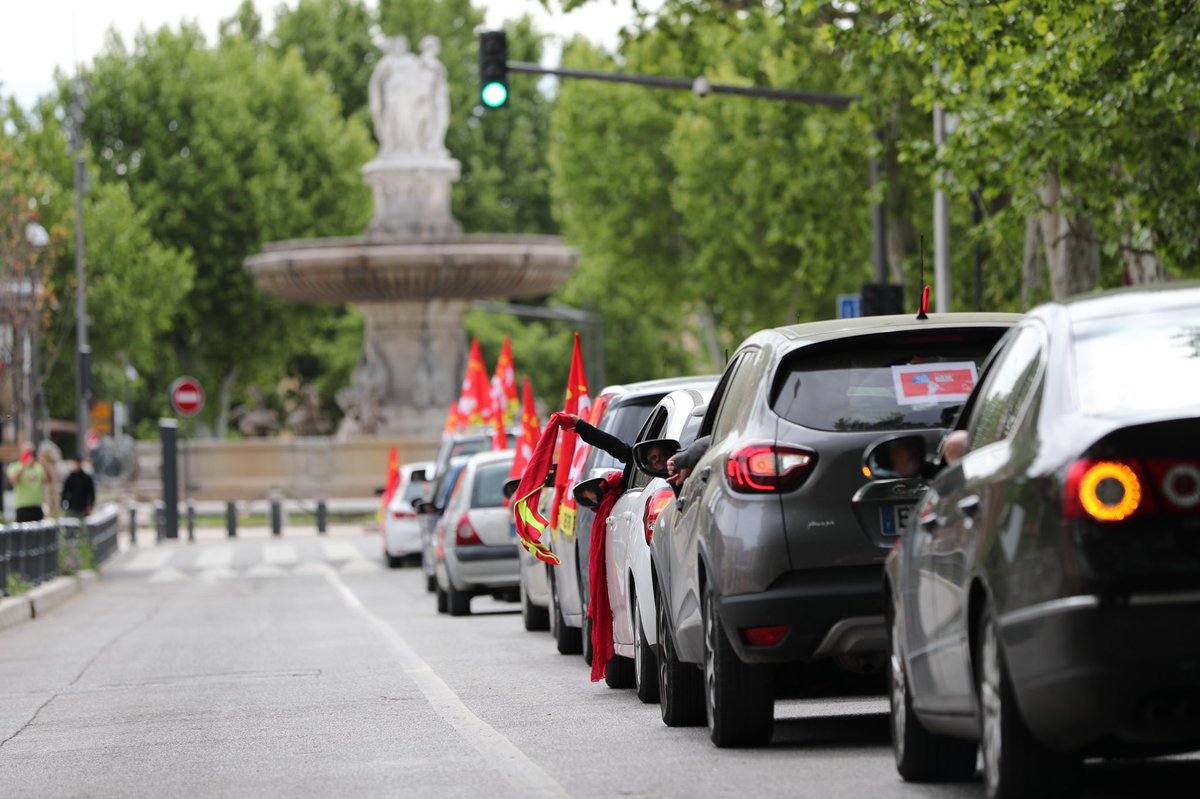 Mohammed El Hamzaoui On Twitter Cortege De Voitures Tres Applaudi Par Des Passants 1ermai2020 Cgt Aix Fetedestravailleurs Lamarsweb
