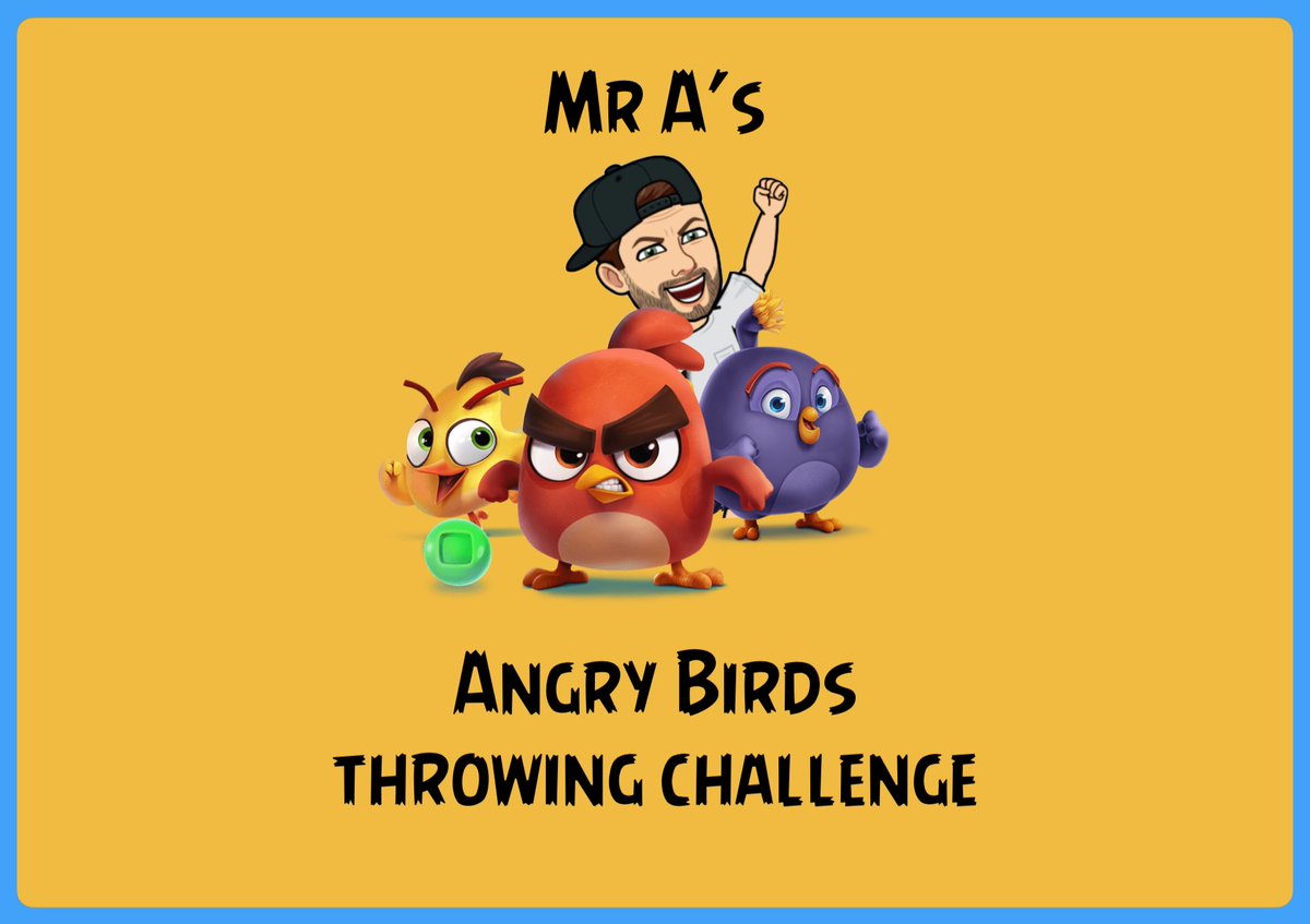 aylward_abroad's tweet image. Using #ApplePages I have created a New Distant Learning resource “Mr. A’s Angry Bird Throwing Challenge”.

Please retweet if useful 🙏