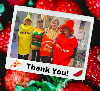 SailorsVES's tweet photo. Happy National School Lunch Hero Day! These ladies work hard all year long and always try to put a fun spin on school lunch! Thank You VES Cafeteria Team! #VESCAN https://t.co/akUBVmkkH3