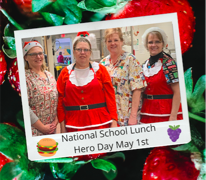 SailorsVES's tweet photo. Happy National School Lunch Hero Day! These ladies work hard all year long and always try to put a fun spin on school lunch! Thank You VES Cafeteria Team! #VESCAN https://t.co/akUBVmkkH3