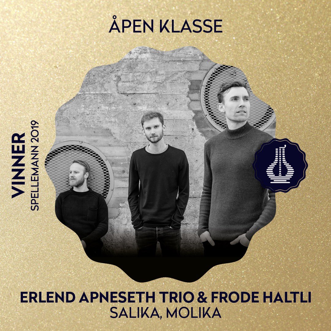 Vinner av #Spellemann2019 i kategorien «Åpen Klasse» er Erlend Apneseth Trio &amp; Frode Haltli. Gratulerer!