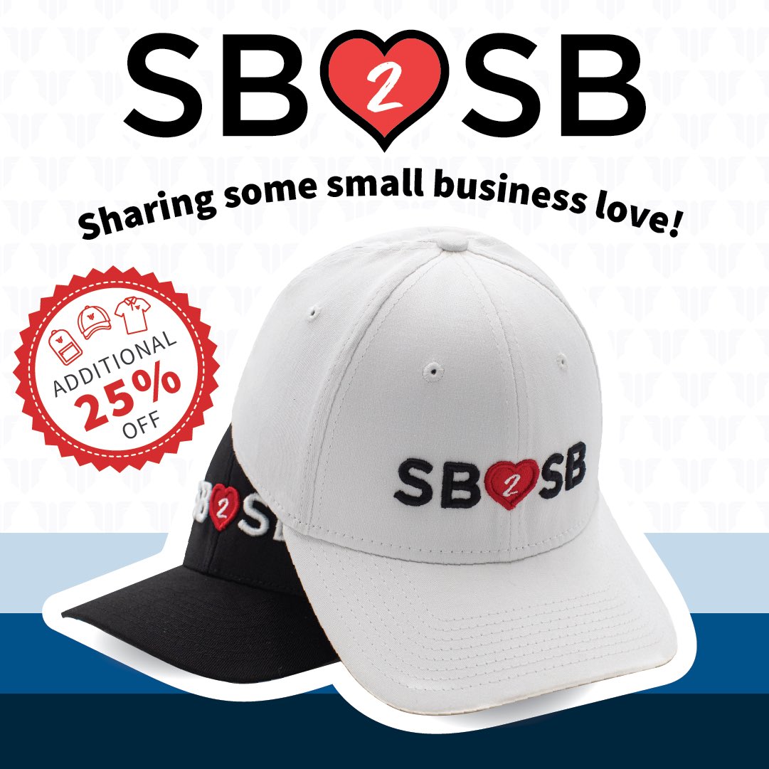 As a small business we want to do as much as we can for our fellow small business partners, current and new! Tag a SB you love, they DM us for a discount code for their business- we send the savings! 🧢👕🎒#trifectom #gocustom #smallbizlove #sb2sb #supportlocal #shoplocal