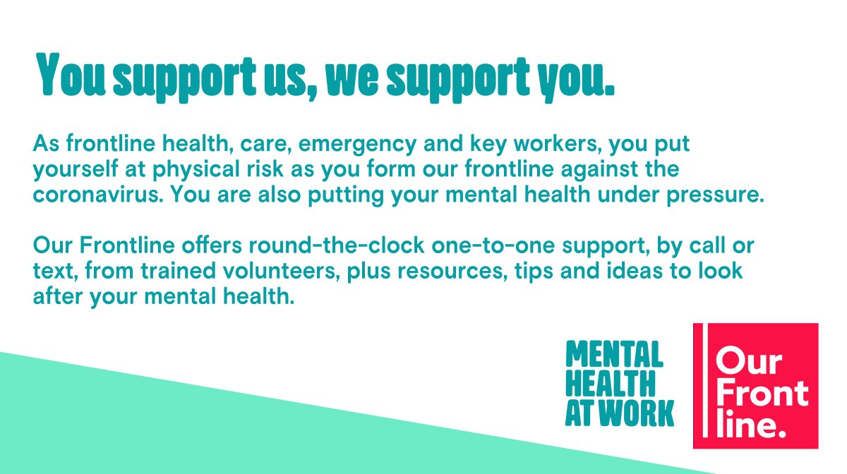 OurFrontlineUK's tweet photo. Curated by @MindCharity, Mental Health at Work beings together the best guidance, tools and stories available to employers’ and employees’ mental health alike. The website is full of resources, tips, and advice to help support every worker’s mental health: https://t.co/ZfgBwKXJVC https://t.co/RA0oltjqFE