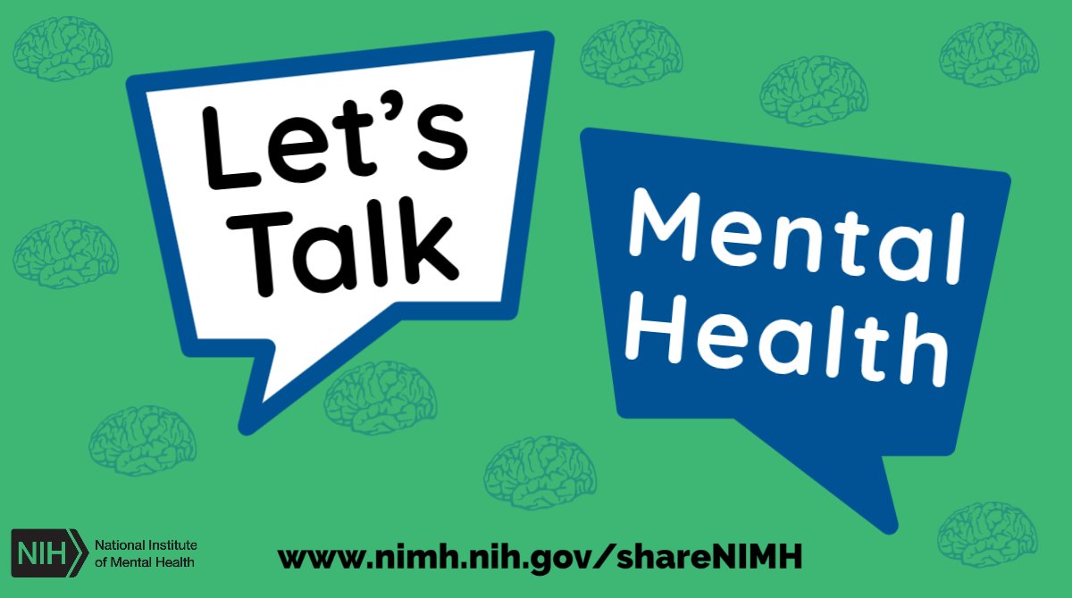 Taking care of our mental health is now more important than ever. During #MentalHealthMonth in May, help @NIMHgov raise awareness about mental health in your community by using these free education and outreach materials to spread the word: go.usa.gov/xvEH2. #shareNIMH
