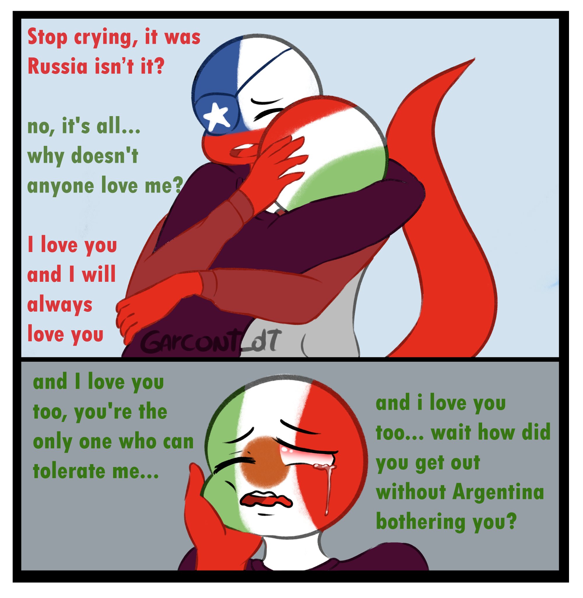 Rússia - Countryhumans - Desenho de catogato - Gartic