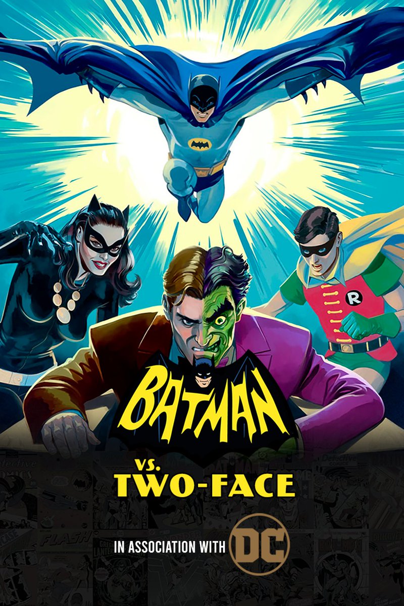 VikramAVN's tweet photo. #BatmanVsTwoFace
A fitting tribute to #AdamWest, Batman of the 60s. I haven't watched those episodes. But, this animated movie took care of that. Old school transitions, cheesy dance moves and all. It had a crazy story though. https://t.co/3sV3wpINmZ