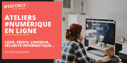 Ateliers #Numérique : Pôle Emploi et WebForce3 proposent de développer des compétences numériques avec des ateliers en ligne et des webinars
wf3.fr/ateliers-numer…