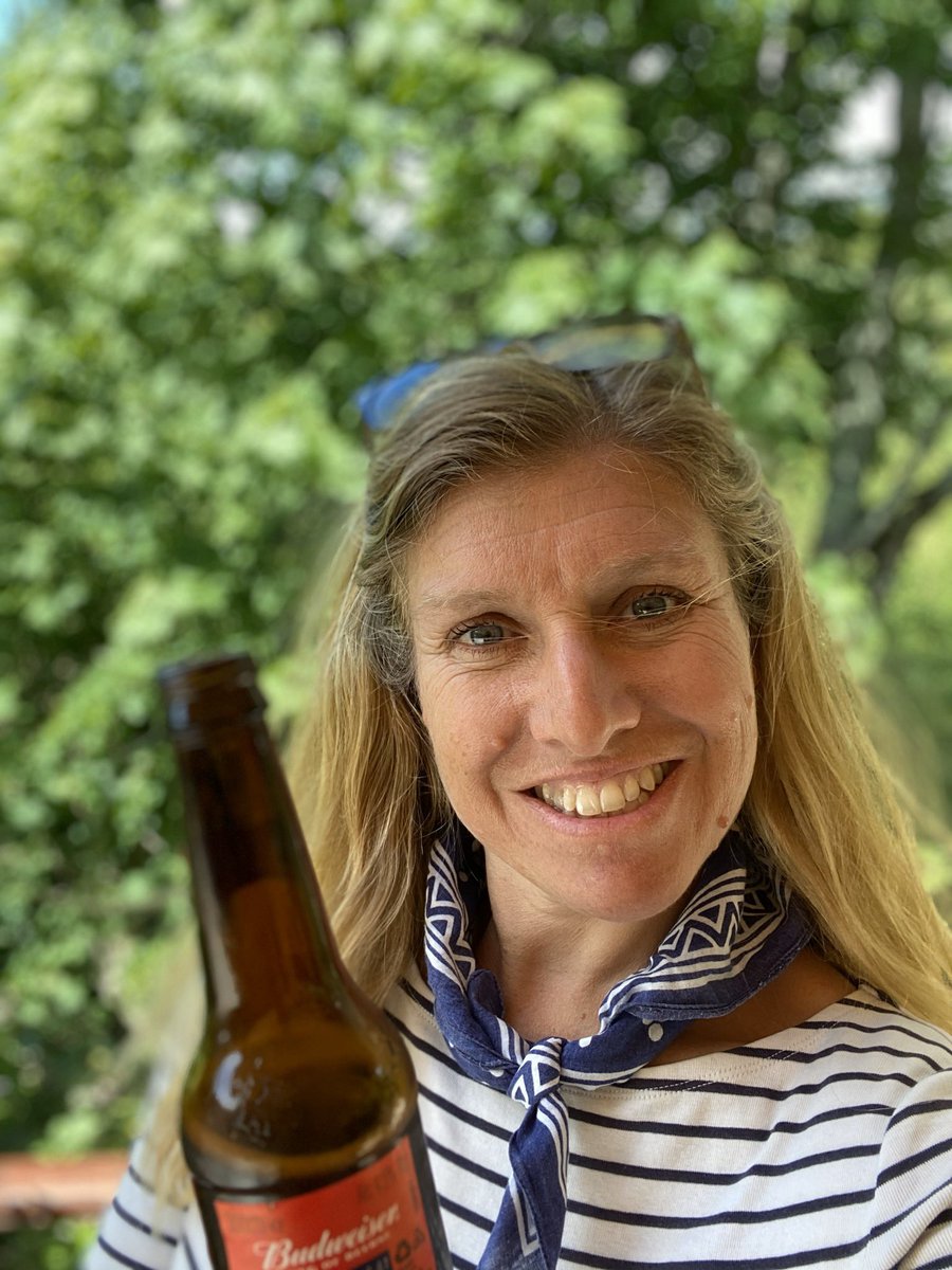 katewhis's tweet photo. Cheers me dears! Hair of the dog required to get over the previous tweet typo. Not stopped laughing which is the best thing today 😁 #padstowmayday #maydayinthegarden #canttype #ossoss #Padstow #cornwall https://t.co/s4iChwIUgZ