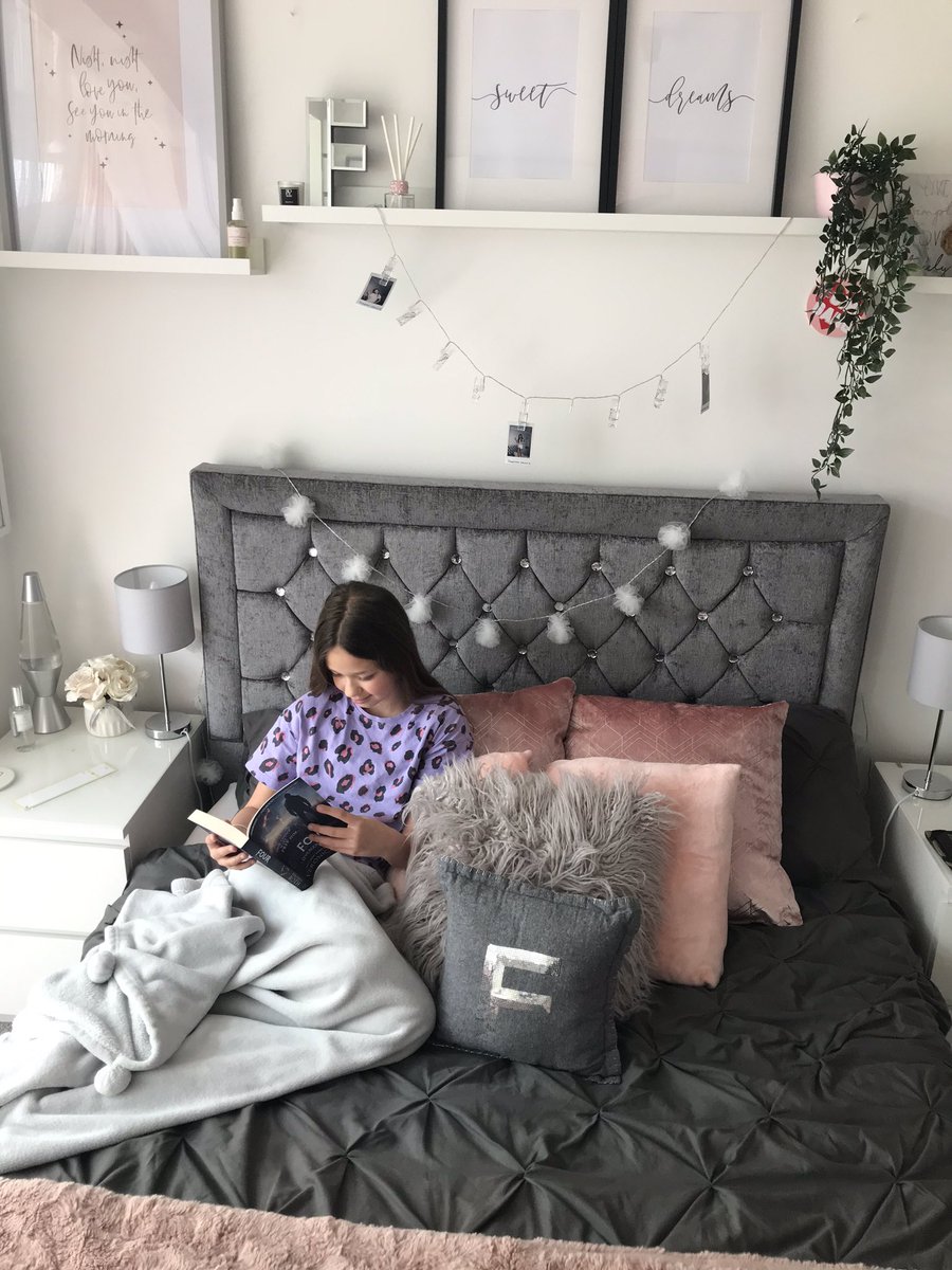 Florence doing what she loves - reading in her pyjamas for <a href="/agjsschool/">Ardleigh Green Junior School</a> #agjreadinyourpjs #pyjamarama day <a href="/Booktrust/">BookTrust</a>