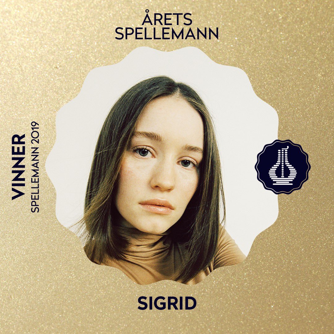 Årets Spellemann er <a href="/thisissigrid/">sigrid</a>. Gratulerer!