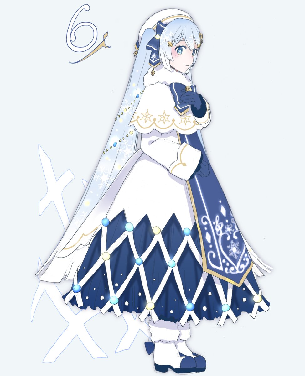 初音ミク ,雪ミク 「4番ちゃん✧5番ちゃん✧6番ちゃん✧ 」|安夏（やすなつ）のイラスト