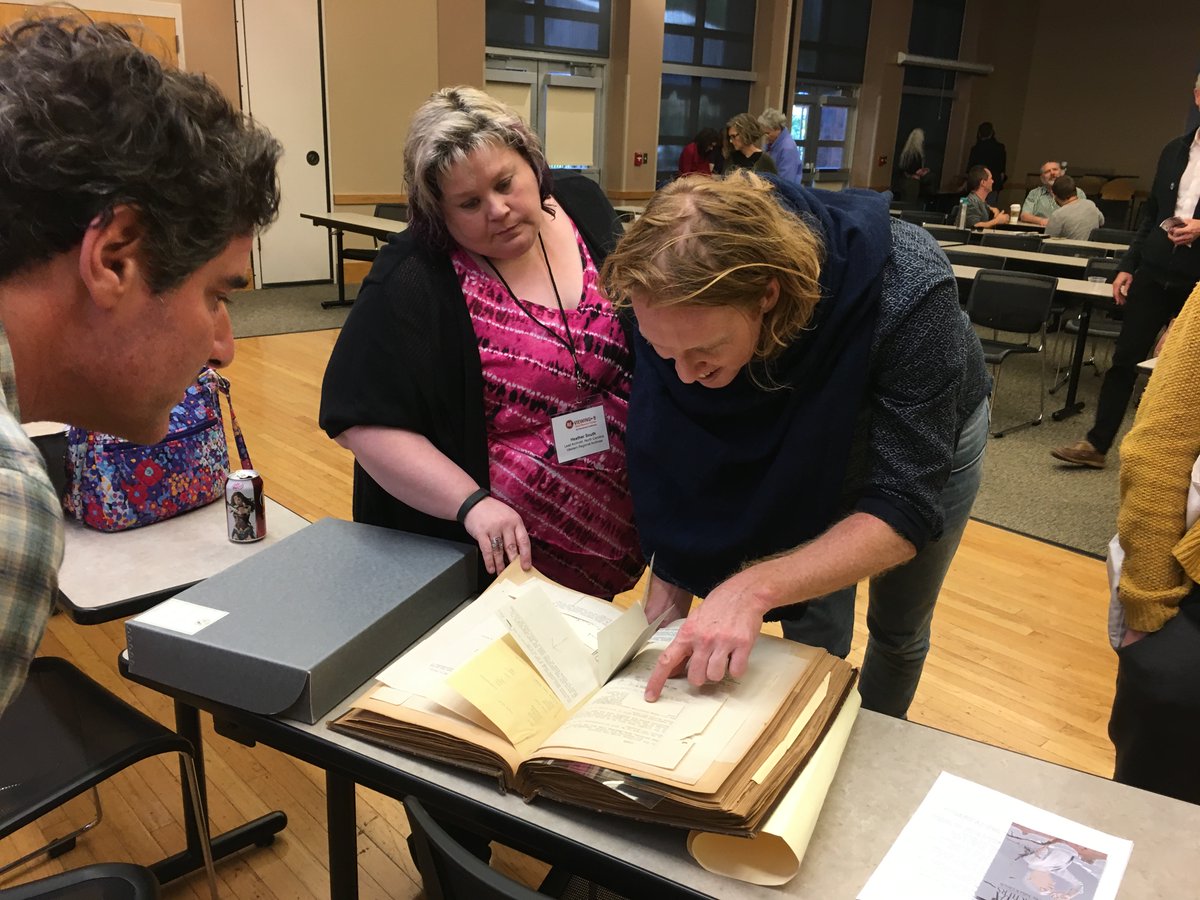 NCArchives's tweet photo. We miss sharing history in person with our visitors. Here are a few images of students and patrons discovering history at the Western Regional Archives! #ArchivesVirtualVisit #ArchivesHashtagParty https://t.co/9G1zGs4bkF