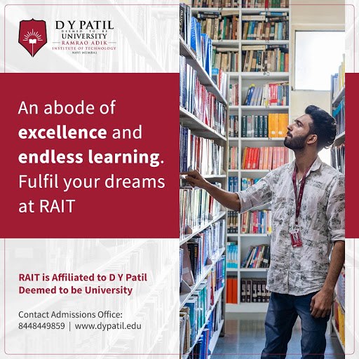 DYPatilRAIT's tweet photo. Develop your skill sets, discover new interests and prepare for a successful career, only at RAIT!

Log on to https://t.co/GjJUXQU5N1 or call us on 8448449859 for any admission related queries https://t.co/vX0P3h7Moh