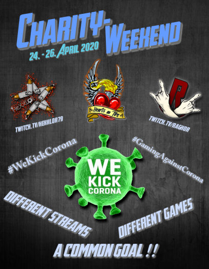 hexxlor79's tweet photo. It´s done!!
1001€ für #wekickcorona von Euch der grandiosen #hofcommunity Ihr seit einfach die besten!!! Tausend Dank!!!
#twitch #livestreams #bullets #stream #charity #germanstreamsup #smallstreamer https://t.co/AxHdMu34rA