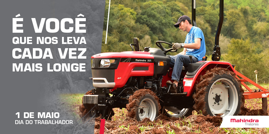 MahindraBrasil's tweet photo. Parabéns a todos os trabalhadores pelo seu dia, especialmente aos nossos clientes, parceiros e colaboradores. Sua força e determinação são a chave do nosso crescimento. Obrigado por fazer parte da Mahindra Brasil! #DiaDoTrabalhador #MahindraTratores #MahindraBrasil #MahindraRise https://t.co/pPNe8vudh1