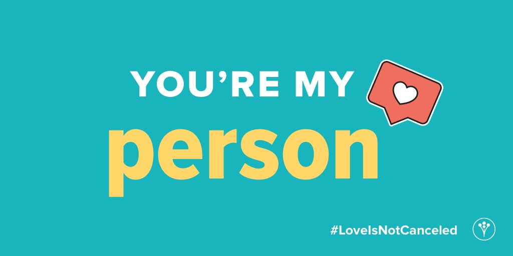 Happy #GlobalLoveDay! 🌎 Spread a little love by sending this to your person. ❤️ #LoveisNotCanceled.