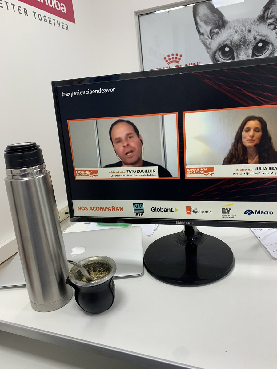 Desde Villa Maria via Streaming | <a href="/AdolfoRouillon/">Tato Rouillon</a>, cofundador de Frizata #ExperienciaEndeavor 
(Emprendedor Camello 🐫 )
Revivila completa en 👉 youtu.be/sTEZviOBjKc