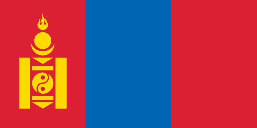 Mongolia. 8.5/10. Adopted in 1992. The blue stripe represents the eternal blue sky, the red stripes symbolise thriving forever. The Soyombo symbol is a geometric abstraction representing fire, sun, moon, earth, water, and a Taijitu symbol representing the duality of ying & yang.