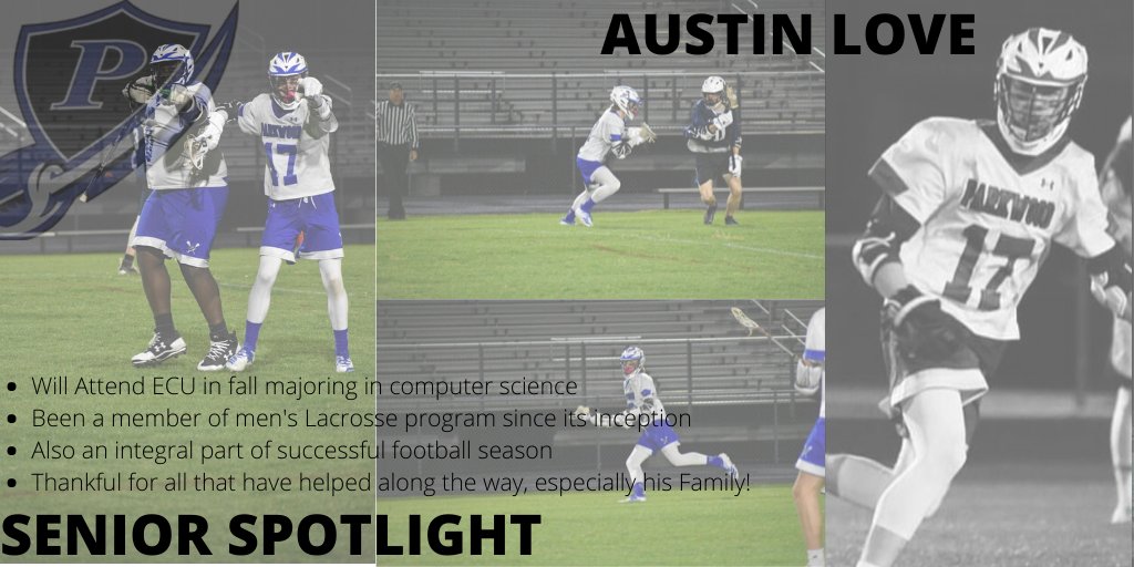 🥍Senior Spotlight🥍
Our first Men's Lacrosse senior is Austin Love!  We appreciate you!
<a href="/UCPSNCAthletics/">UCPS NC Athletics</a> @ParkwoodHS_NC <a href="/CaroleA28881472/">Carole Alley</a> <a href="/ParkwoodLax/">Parkwood Men's LAX</a>