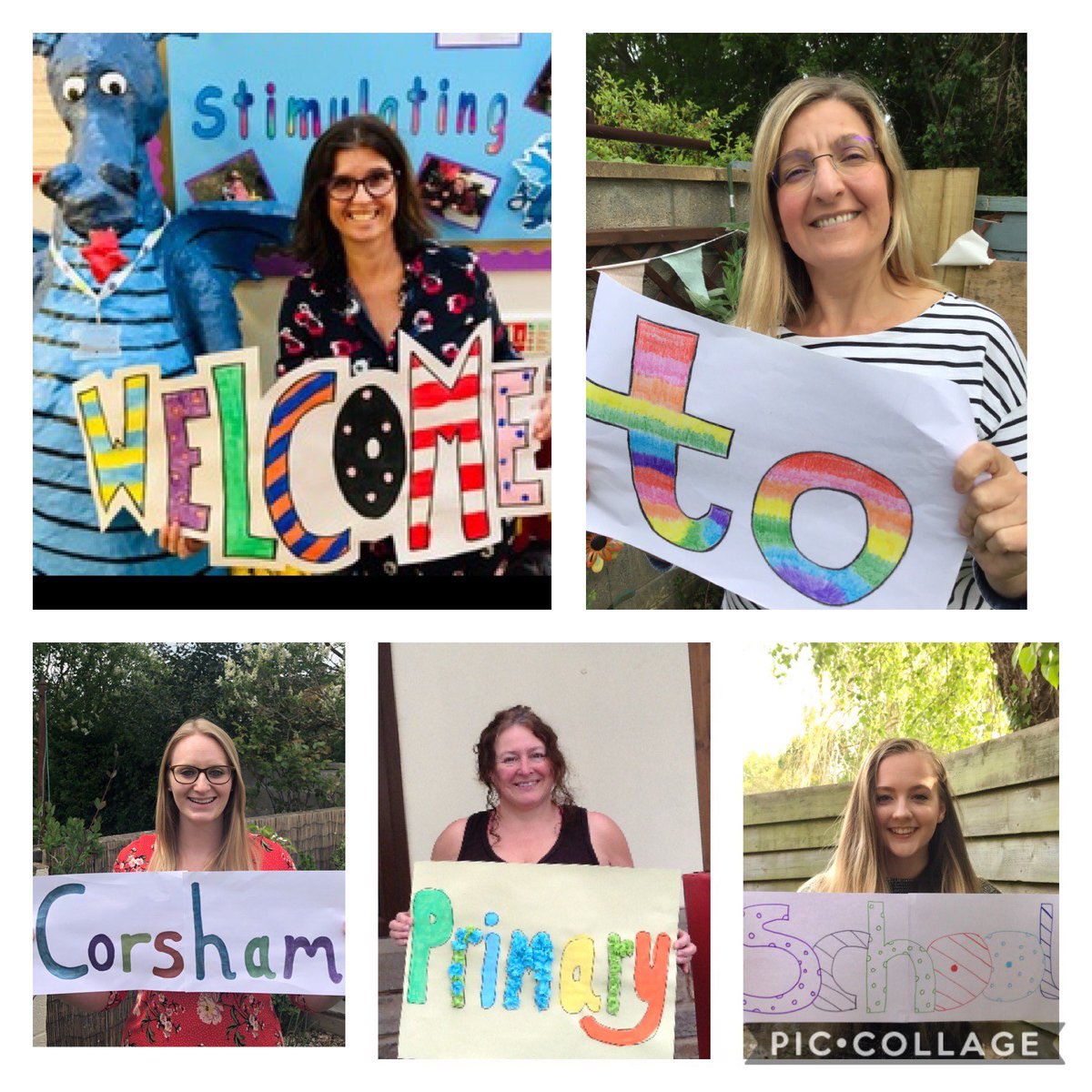 For all new starters to Corsham Primary. We say a very big hello and welcome!