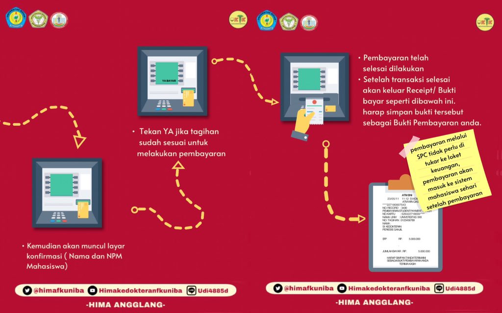 [TATA CARA PEMBAYARAN SPP MAHASISWA]
Melalui ATM BNI
•
Hallo Angglangers!
Sudah masuk bulan Mei niih 
Jangan lupa bayar SPP ya.
Untuk pembayaran SPP via ATM BNI 
•
#KIKGARUDA
#HIMAKFKUNIBA
#HIMAAngglang
#MelangkahBersamaMeraihMimpi