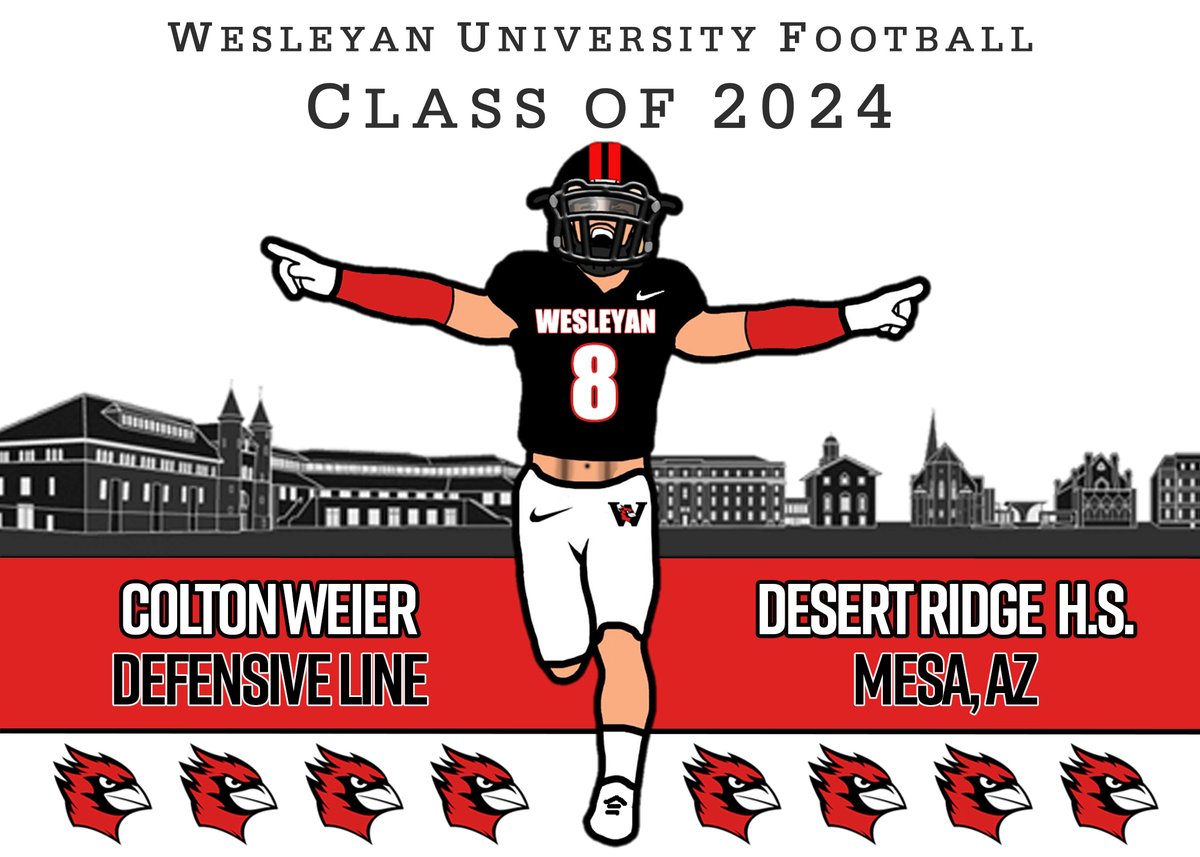 Wesleyan University Football tweet media
