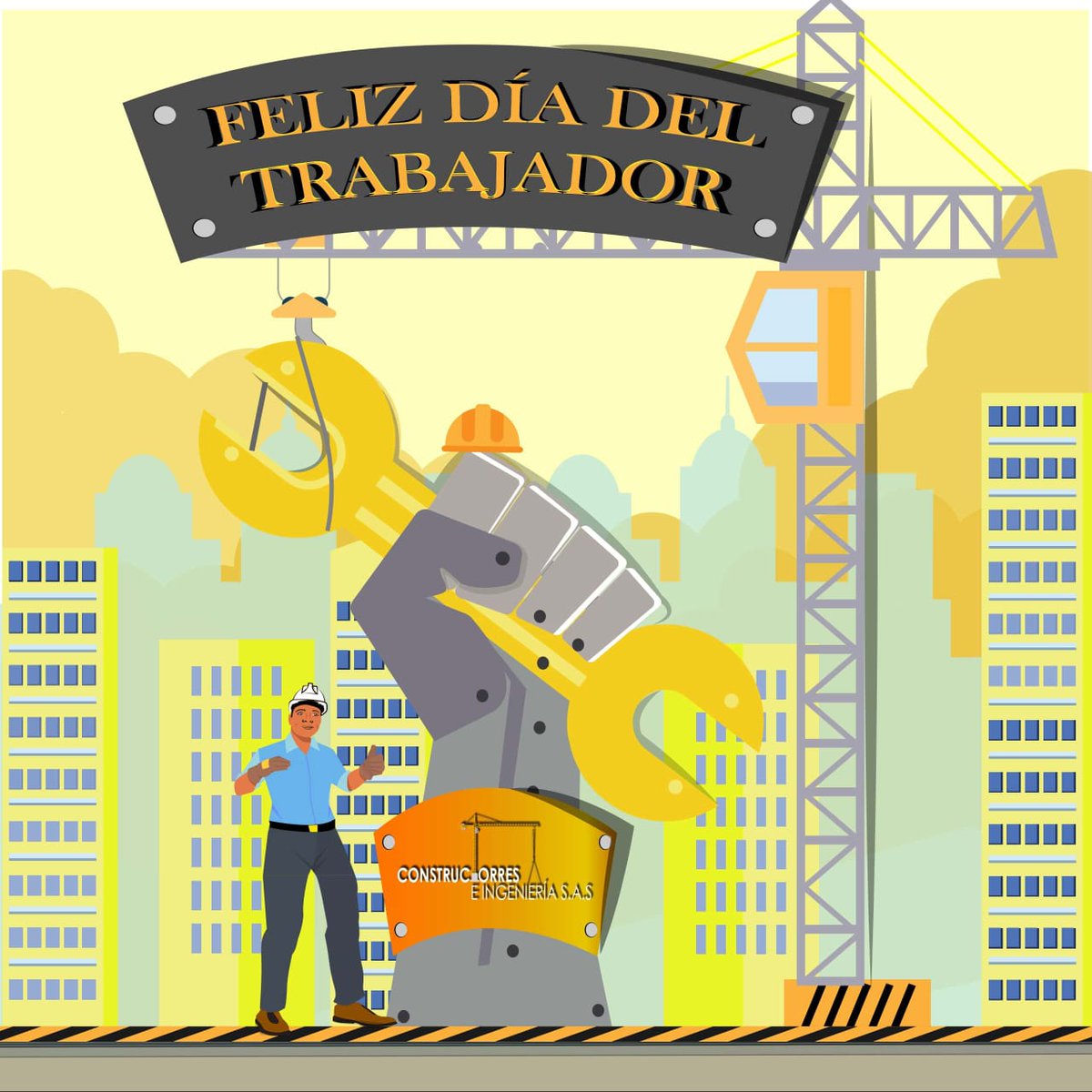 e_ingenierias's tweet photo. Constructorres les desea un Feliz día del trabajo
Gracias a toda esta comunidad de personas soñadoras y emprendedoras que vuelven posible cada día un mundo mejor.#ingeniería #construcción #telecomunicaciones #servicios #energiaslimpias #díadeltrabajo #trabajadores  #grandesheroes https://t.co/BBjE9sZ82g