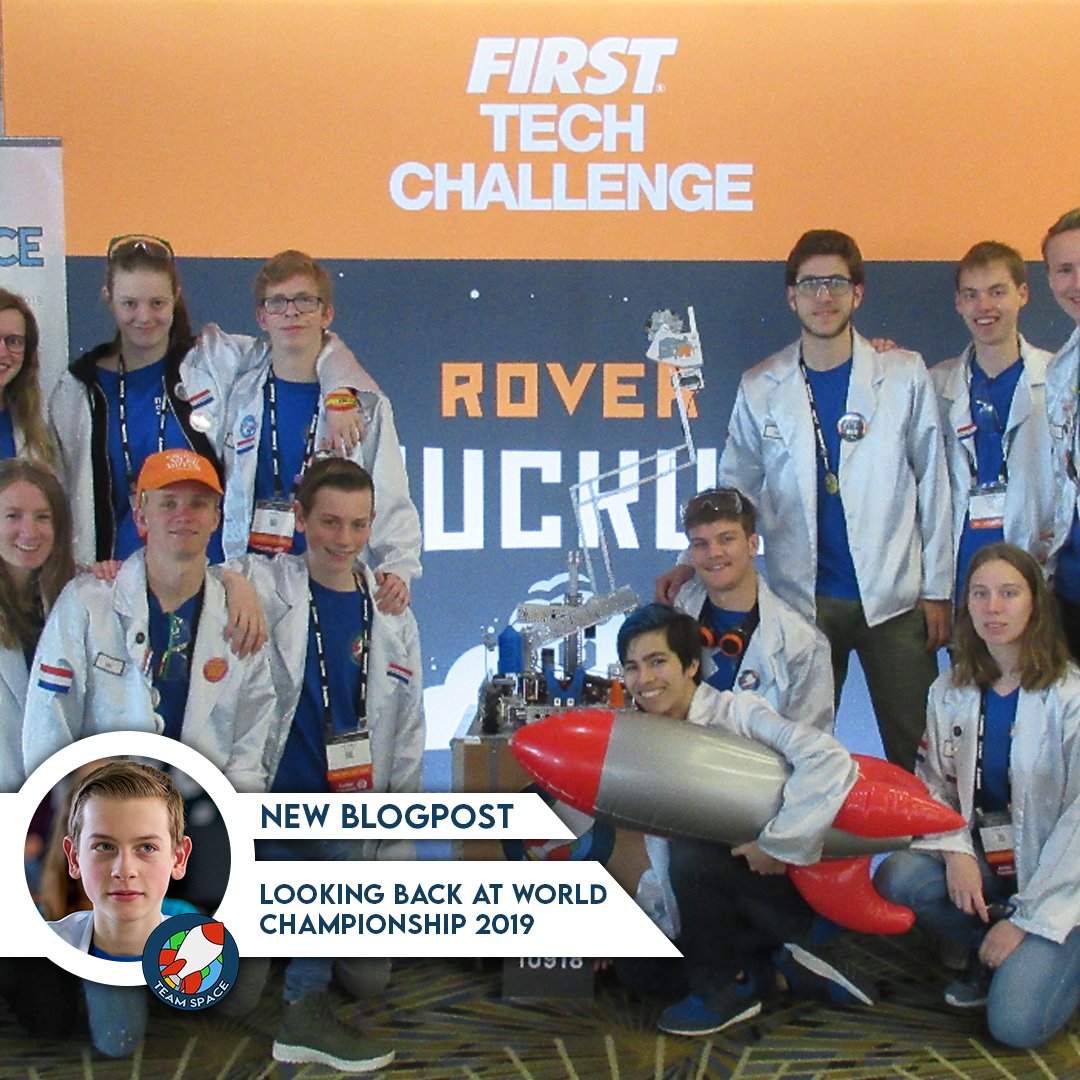 Reinier wrote a blogpost about our experiences at the World Championship 2019. Read it here:
ftcteamspace.nl/en/2020/05/01/…
#omgrobots #ftc #ftcnetherlands #ftcteamspace