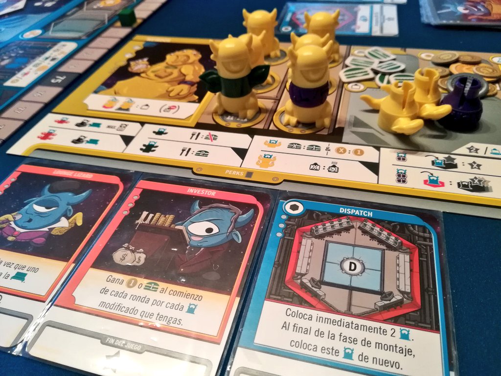 carmavi5's tweet photo. #ChimeraStation 🦑🐙 divertido euro 🤗 que pasó desaparecido... ágil y nuevo concepto, el meeplebuilding 😂 😂 @LastLevelDist https://t.co/hfp4n28GKp